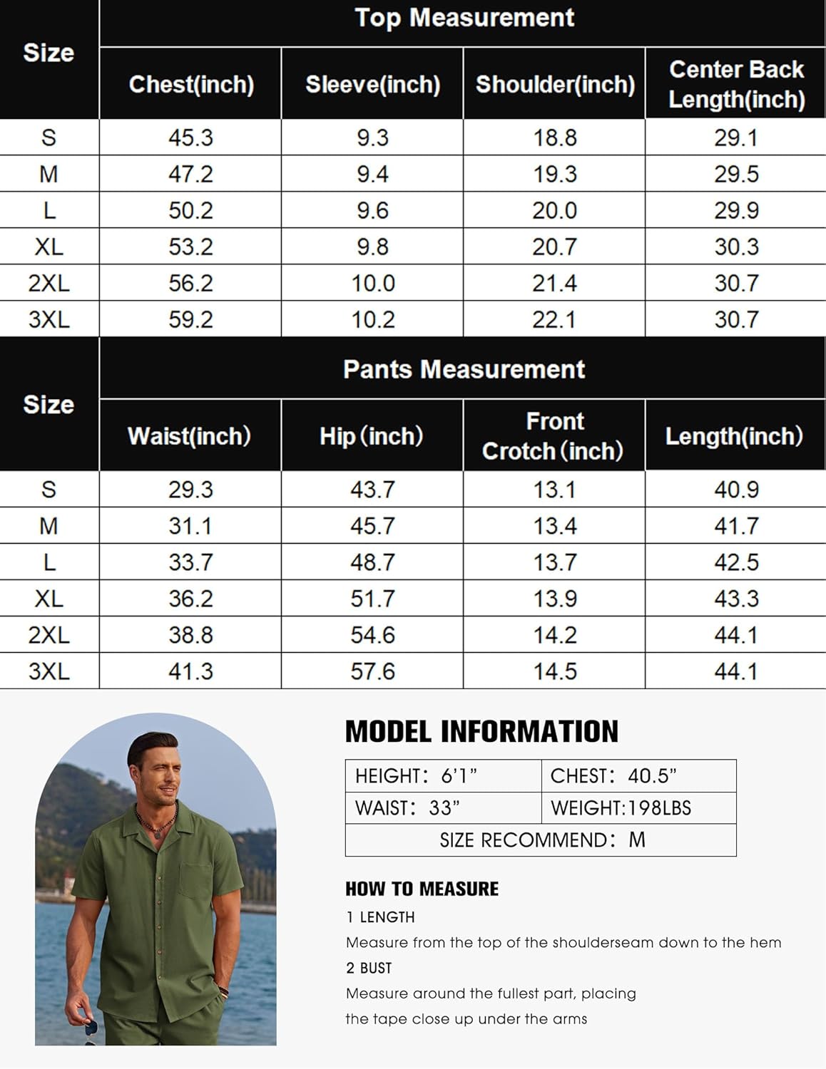 COOFANDY Men's Ilya Casual Sets Beach Outfits 2 Piece
