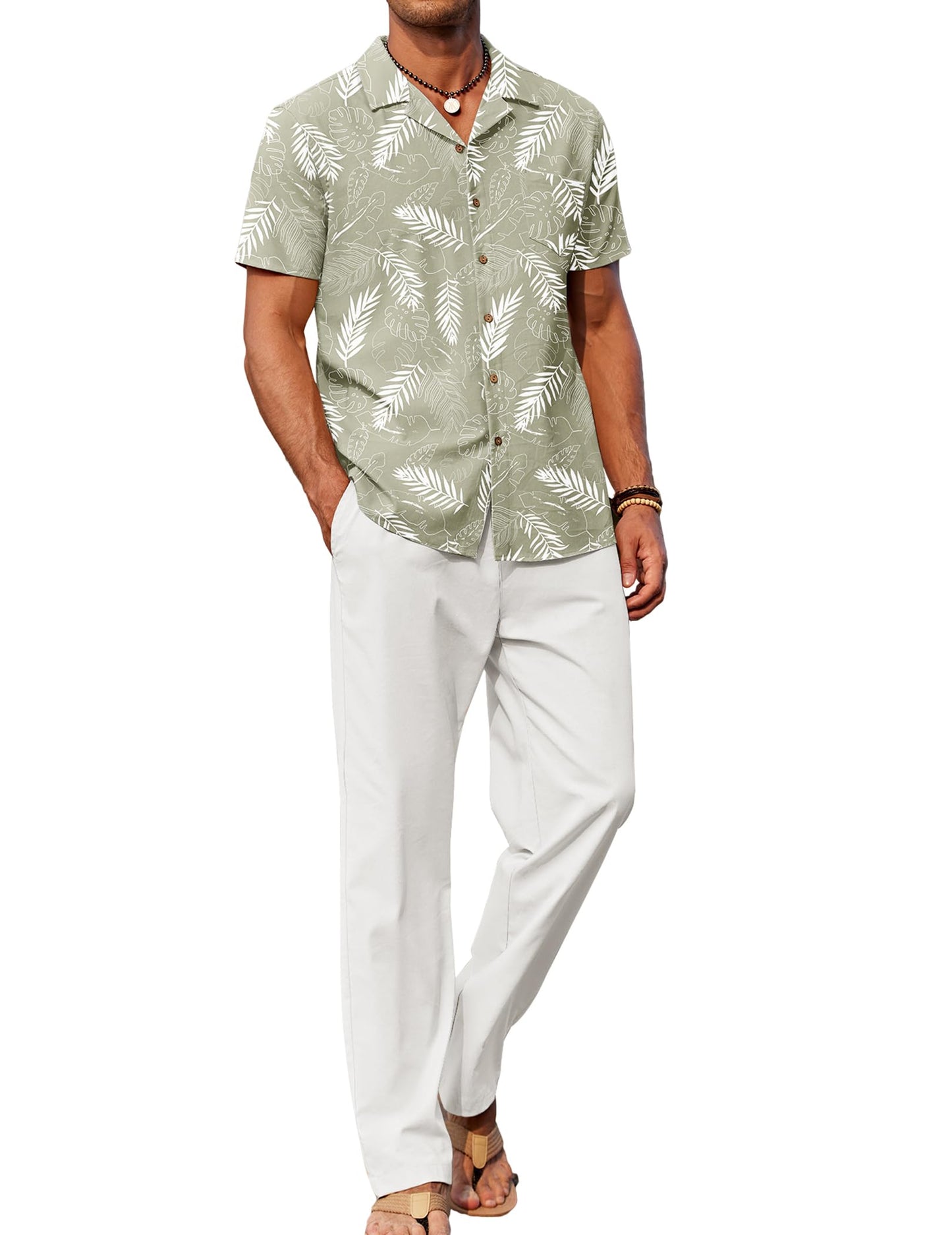 COOFANDY Men's Ilya Casual Sets Beach Outfits 2 Piece