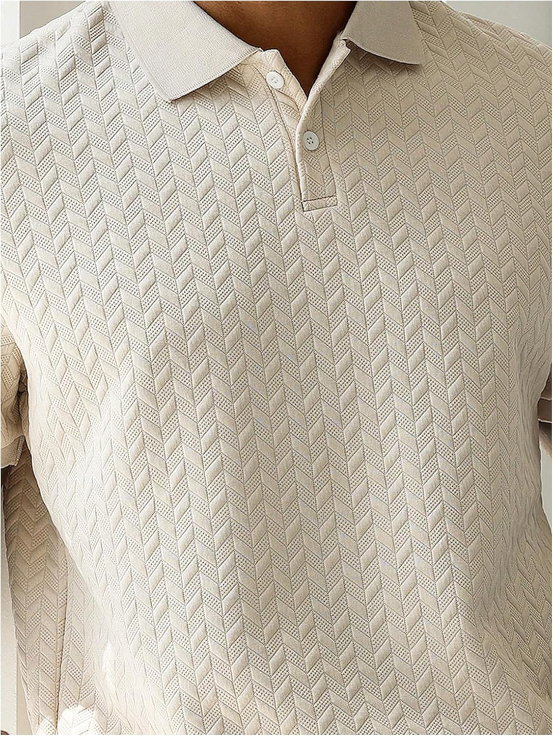 Verdusa Camisa masculina de golfe de manga curta com botão frontal Old Money Work Business Collar Shirt